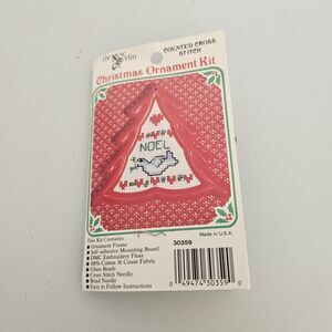 Christmas Ornament Kit Tree Noel Counted Cross Stitch New Berlin Dove holiday